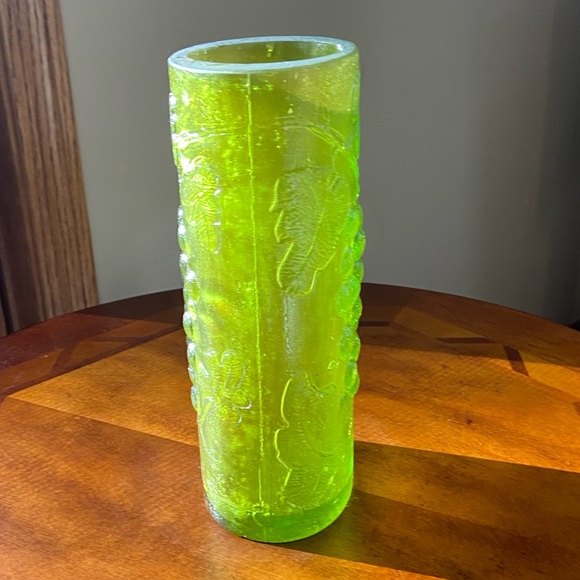 Vintage Resin Mid Century Sascha Brastoff Green Grape Themed Vase - Picture 10 of 12